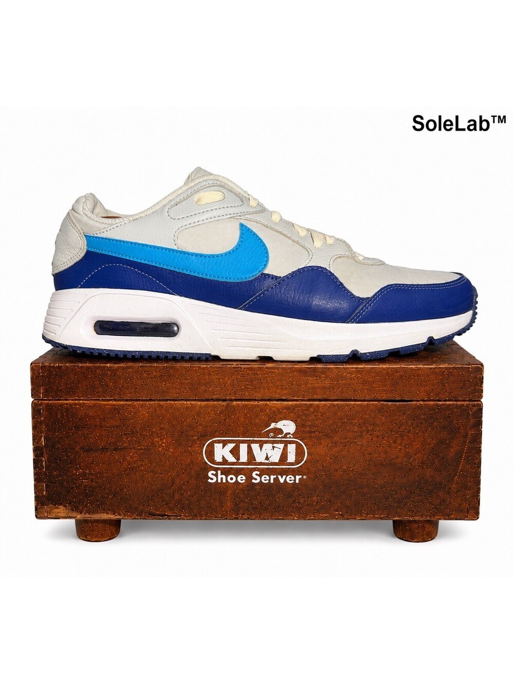 Nike Air Max SC Pure Platinum Racer Blue Men’s Size 11 CW4555-012 Sneakers